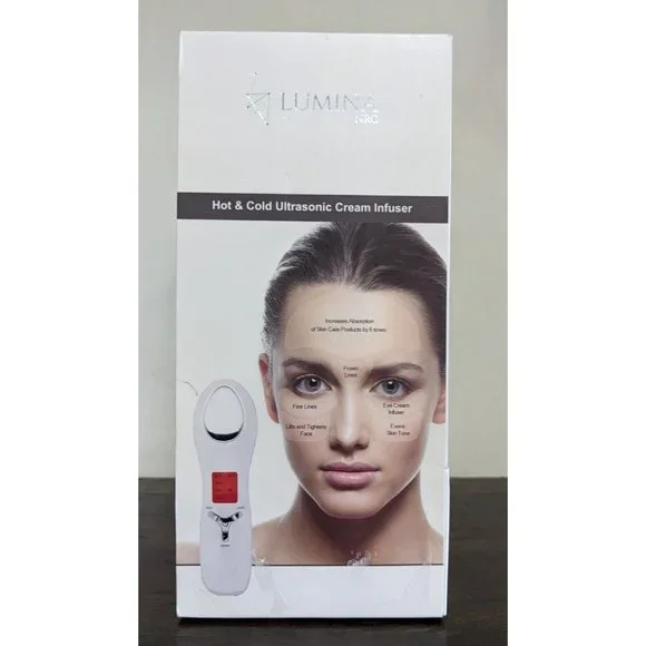 Lumina NRG Hot & Cold Ultrasonic Cream Infuser for Face and Eye Device